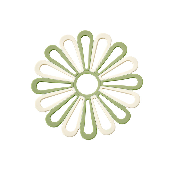 Elegante Silikon-Untersetzer Im Floralen Design Karnz