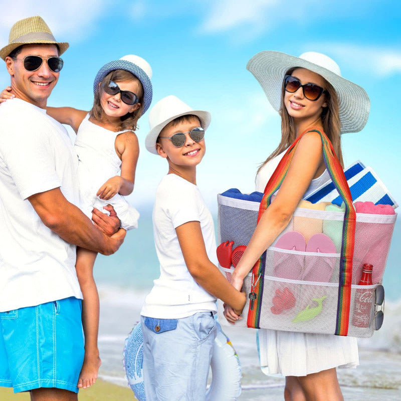 Strandtasche mit Atmungsaktivem Netzmaterial Karnz