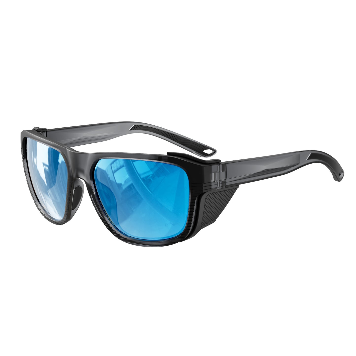 Damen Sportsonnenbrille im aerodynamischen Design mit polarisierten Gläsern Karnz