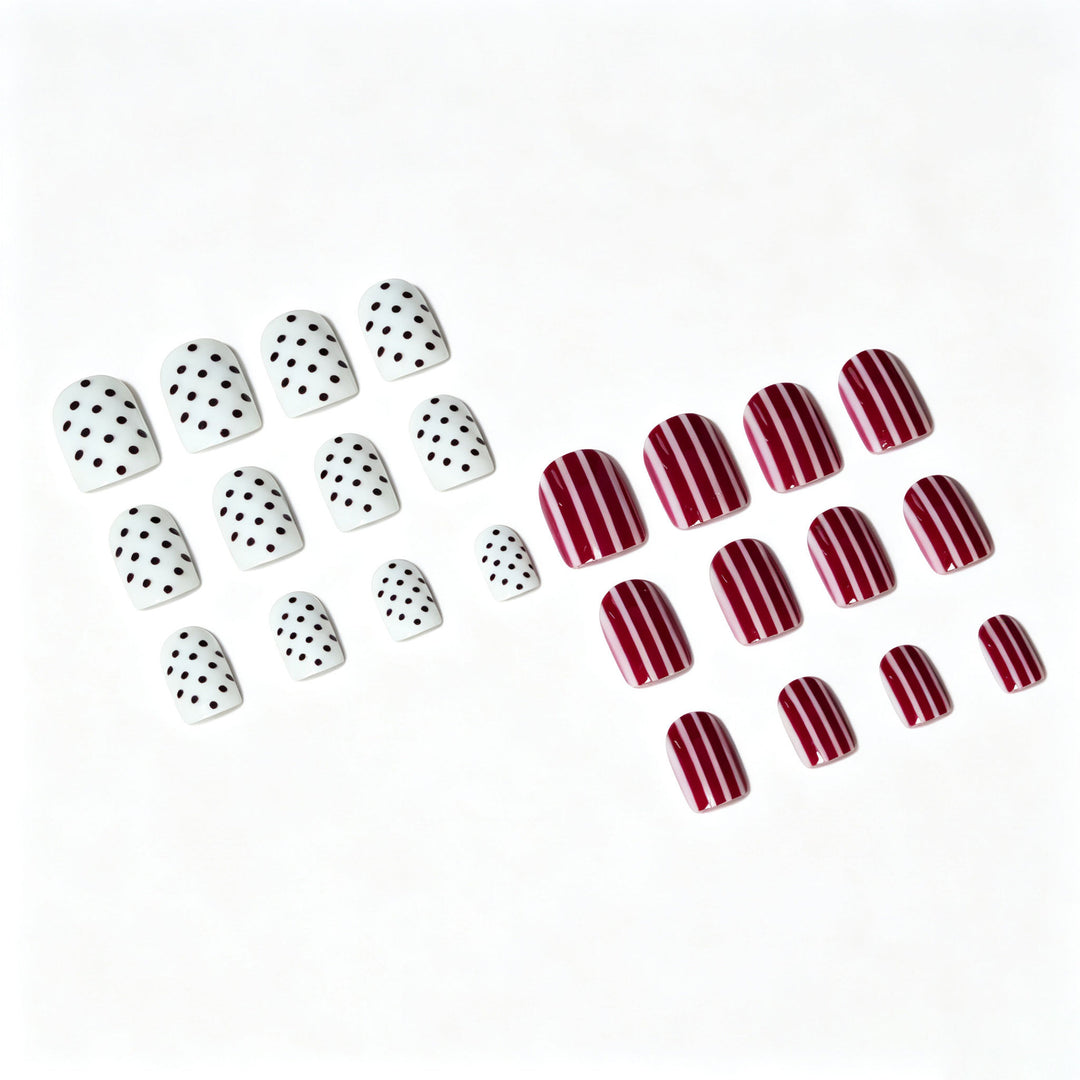 Künstlerisches Mehrfachmuster-Nagelkunst-Set