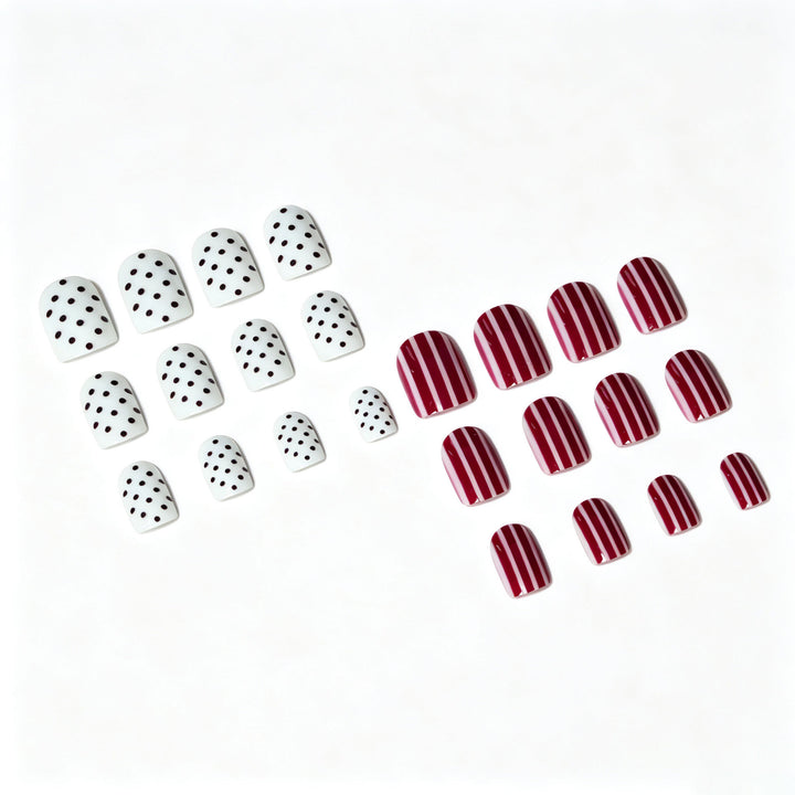 Künstlerisches Mehrfachmuster-Nagelkunst-Set