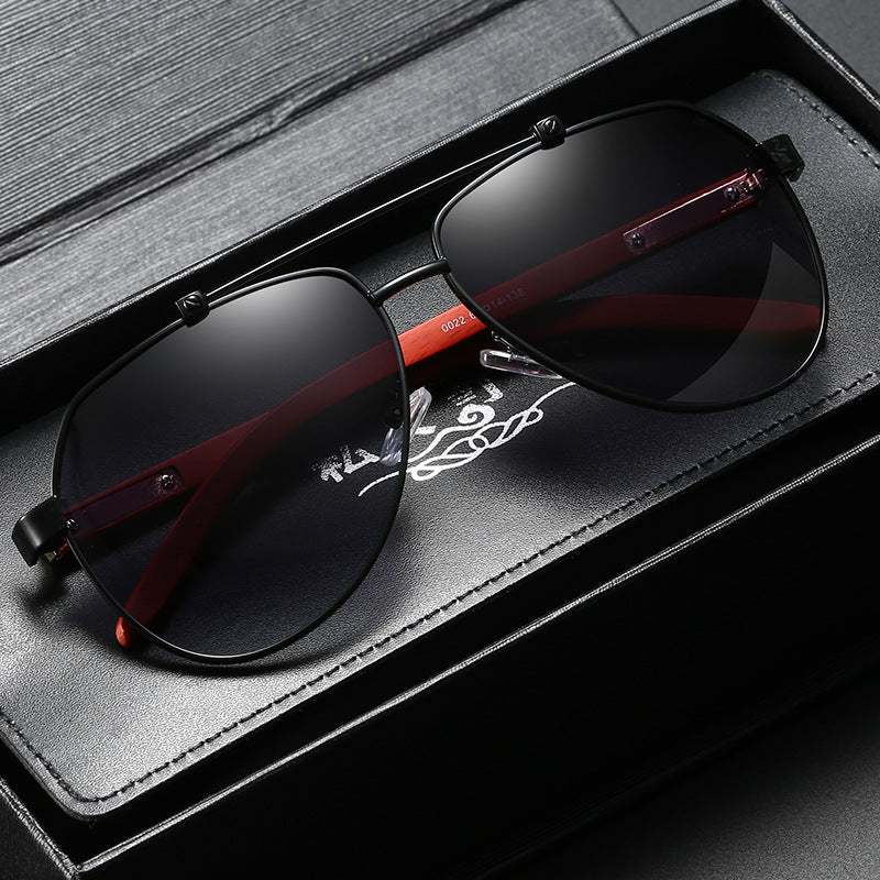 Damen Pilotensonnenbrille mit hochwertigem Metallrahmen und flexiblen Komfortbügeln Karnz