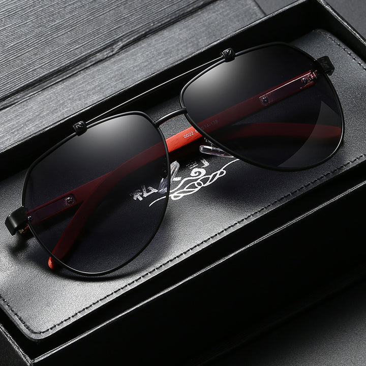 Damen Pilotensonnenbrille mit hochwertigem Metallrahmen und flexiblen Komfortbügeln Karnz
