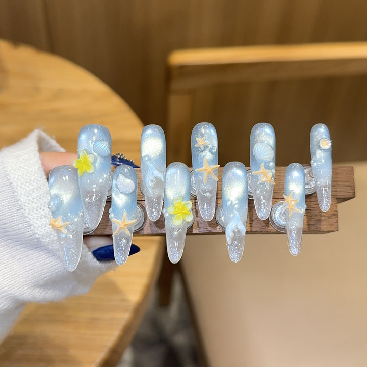 Kreative Nagelspitzen mit Maritimen Motiven Karnz