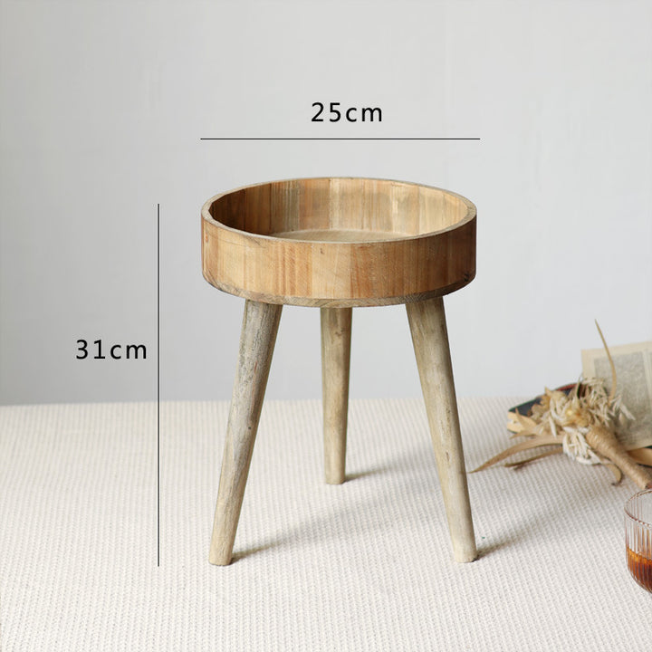 Moderner Beistelltisch aus Holz Karnz
