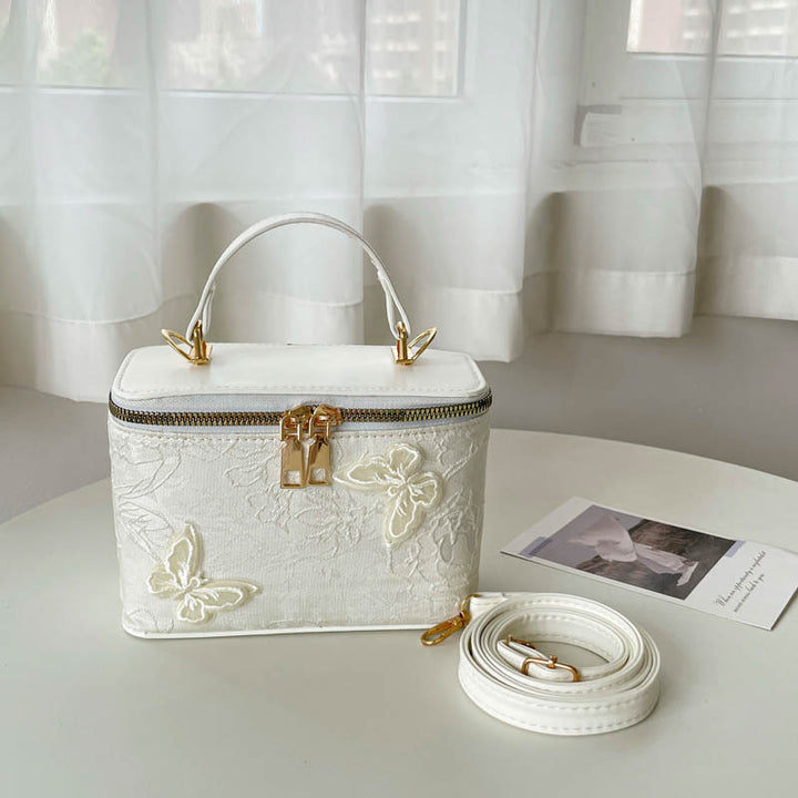 Elegante Blumen-Prägung Handtasche