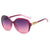 Damen oversized Sonnenbrille mit trendigem Schildpatt-Muster und eleganten Rahmenakzenten Karnz