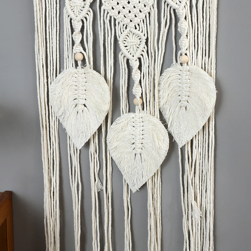 Bohemian Macramé Wandbehang Karnz