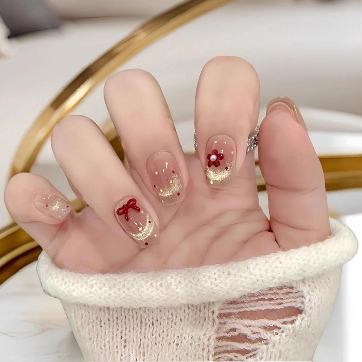 Kunstnägel Im Eleganten Glitzer-Finish Karnz