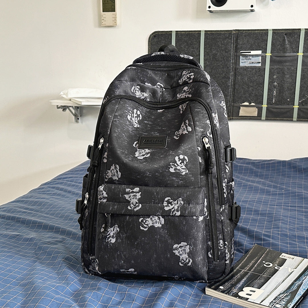 Stylische Blumenmuster-Rucksack Karnz