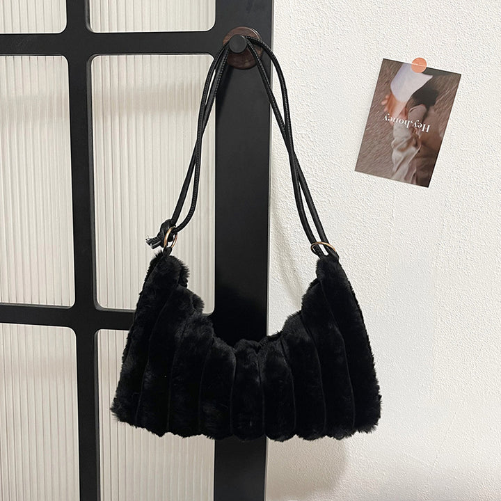 Plüsch Texturierte Handtasche