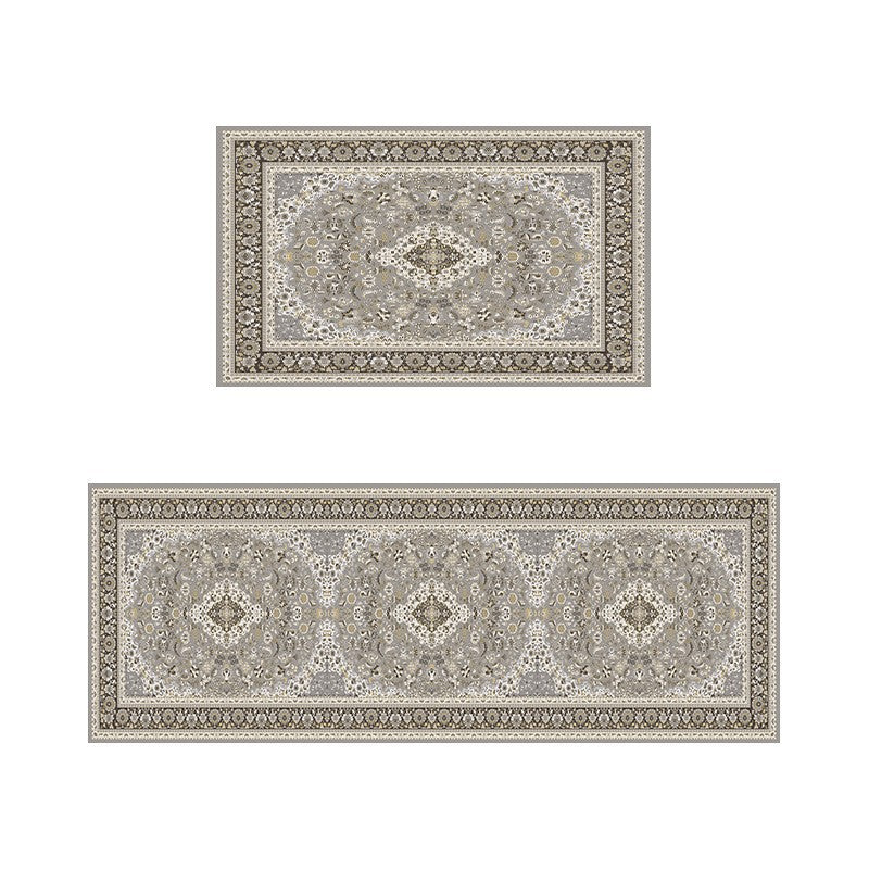 Vintage-Patterned Bereichsteppich Set Karnz