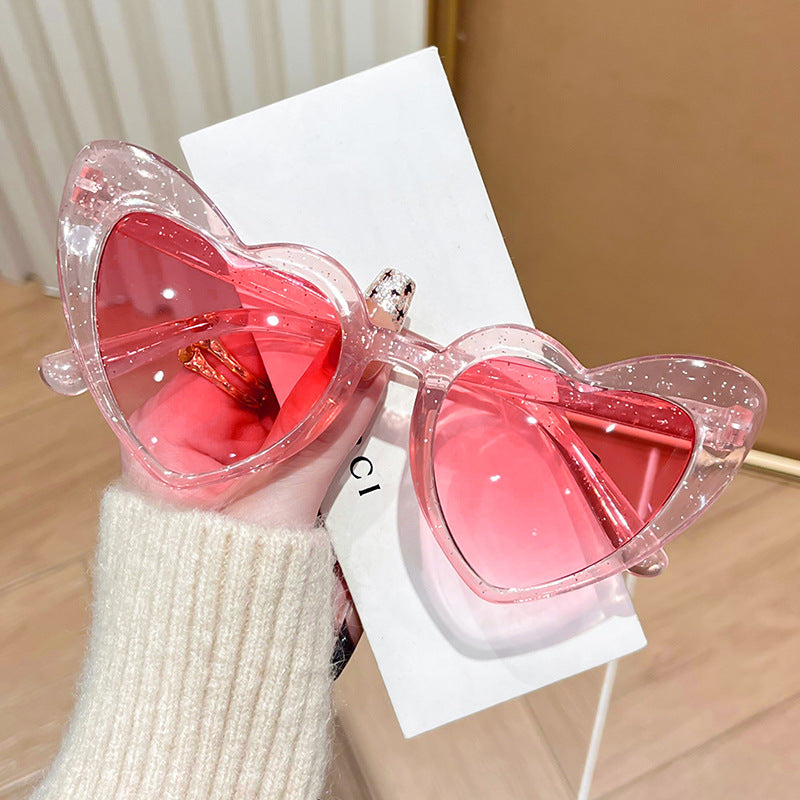 Damen Herzförmige Modesonnenbrille Karnz