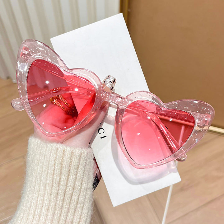 Damen herzförmige Sonnenbrille Karnz