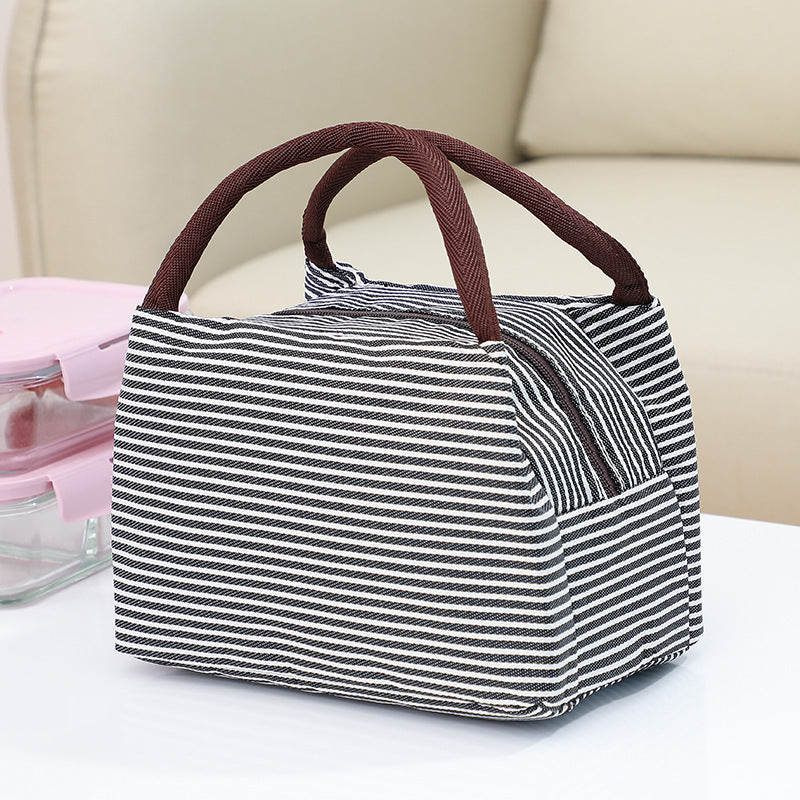 Isolierte gestreifte Lunch-Tasche Karnz