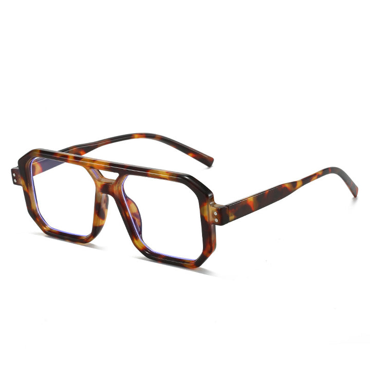 Damen modische Sonnenbrille im modernen achtkantigen Design Karnz