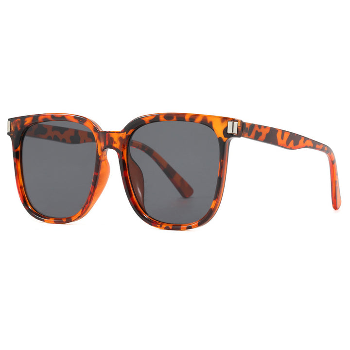 Oversized Schildpatt-Sonnenbrille