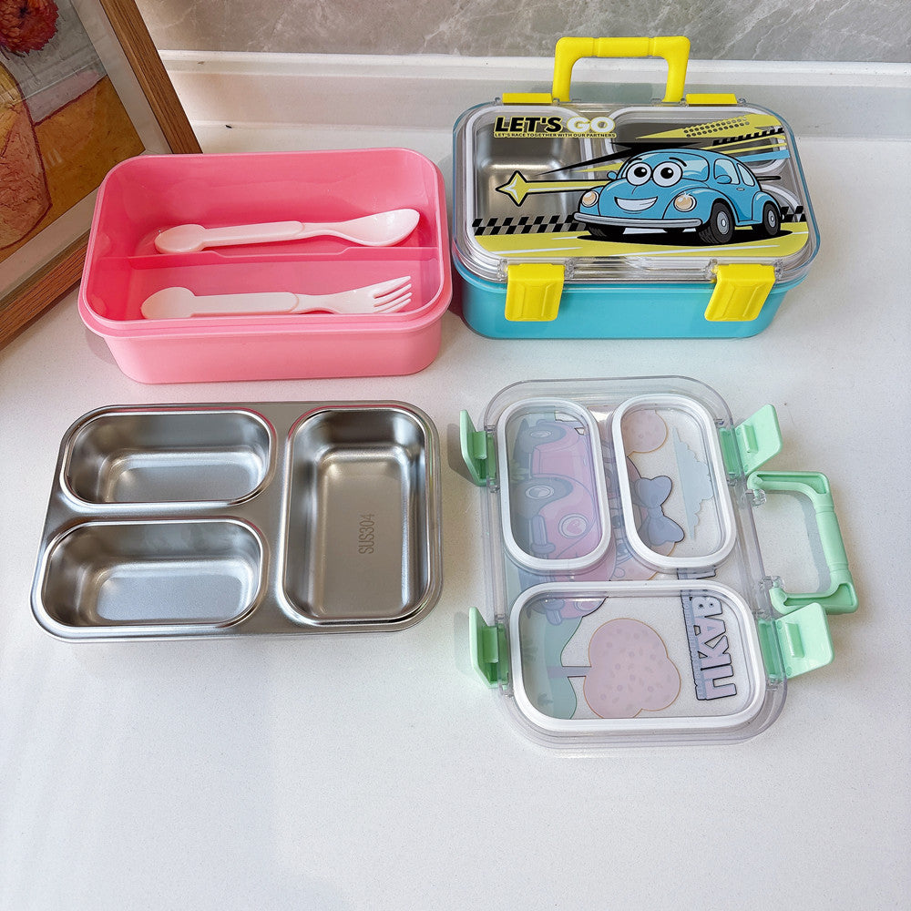 Cartoon-Themen Multi-Abteil Lunchcontainer