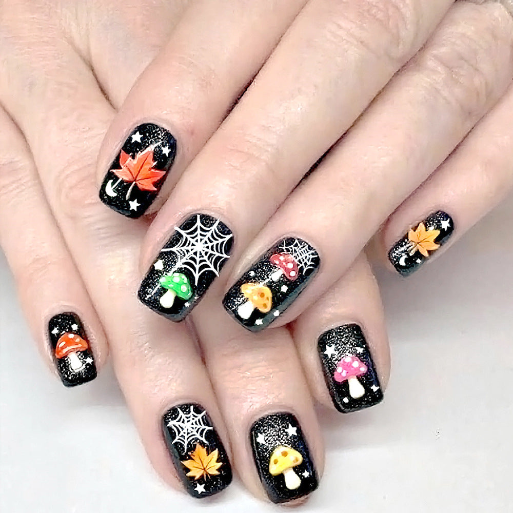 Festliches Halloween-Thema Nagelkunst zum Aufkleben Karnz
