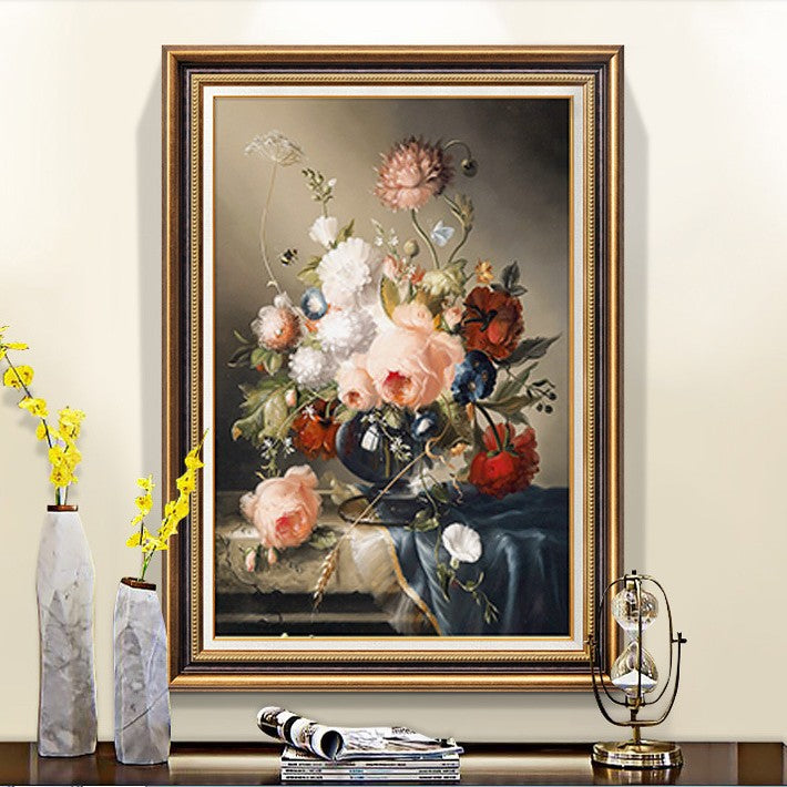 Vintage Blumen Dekorative Kunst
