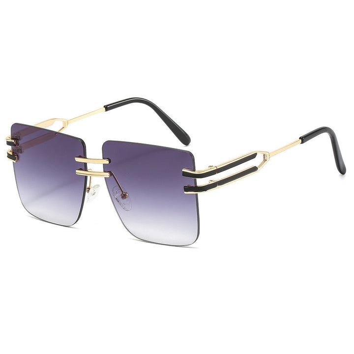 Damen modische Sonnenbrille mit extravagantem Rahmen und filigranen Akzenten Karnz