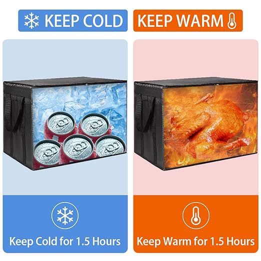 Isolierte Lebensmittel-Liefertasche Karnz