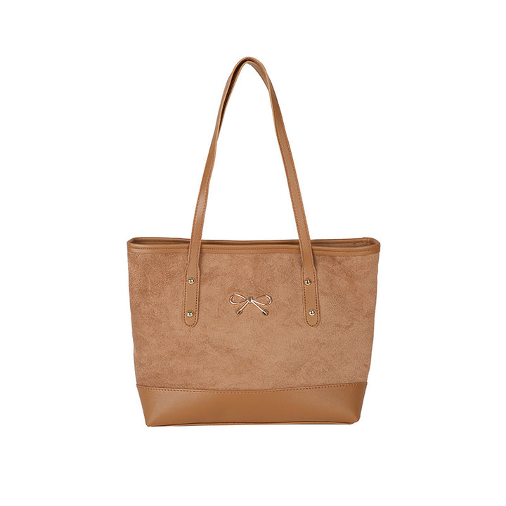 WoStylish Faux Suede Tote Bag Karnz
