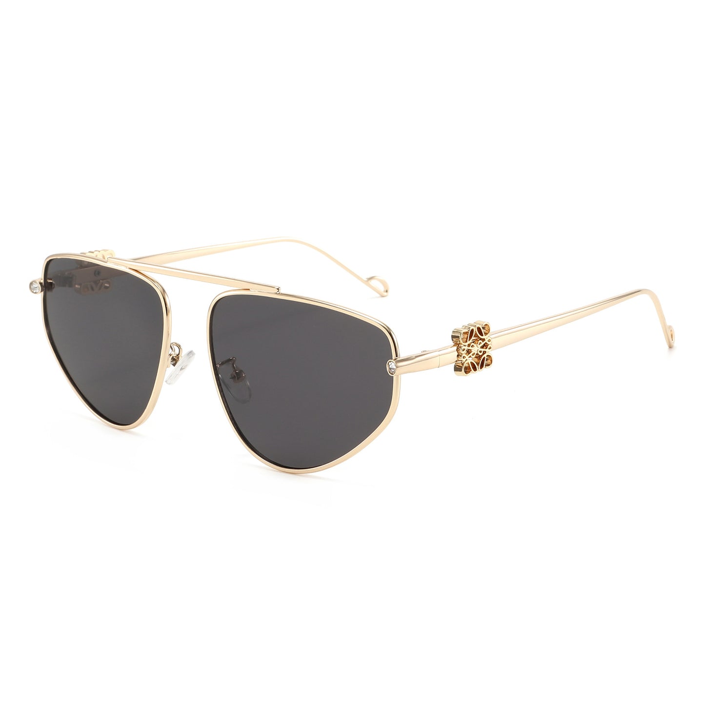 Damen Glamouröse Sonnenbrille mit eleganten Verzierungen Karnz