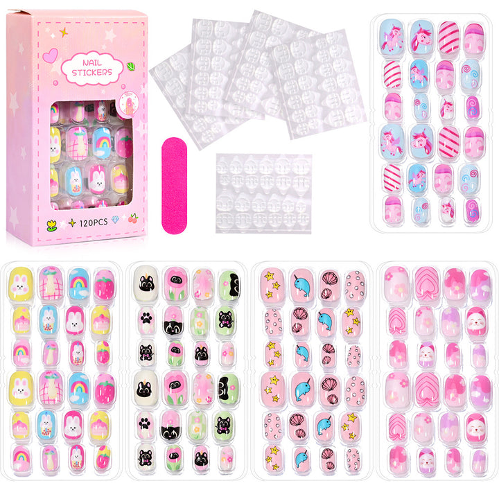 Kreatives Cartoon Nagelkunst Aufkleber Set Karnz