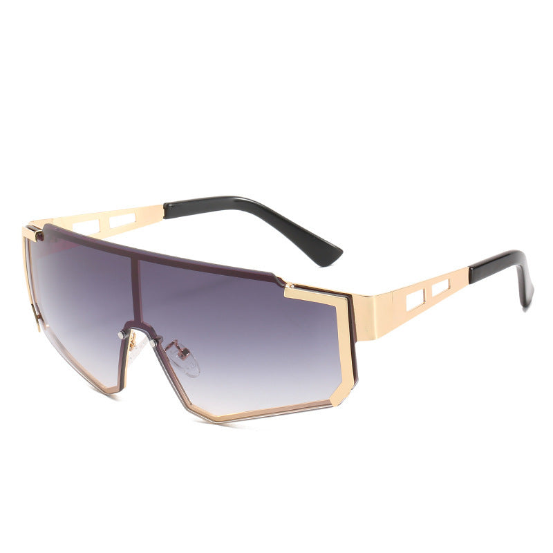 Damen Oversized Sportliche Sonnenbrille mit modernem Rahmen Karnz