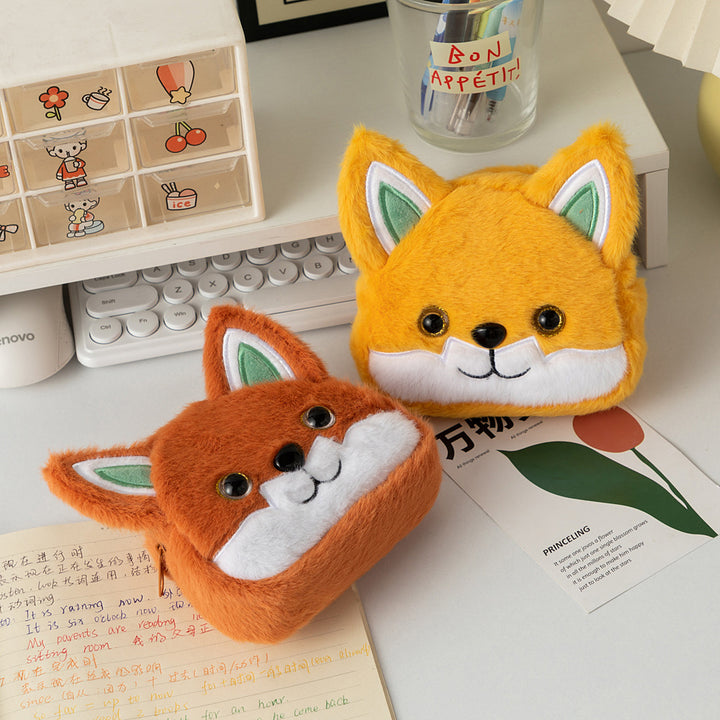 Plüsch Fuchs-förmiges Federmäppchen Karnz