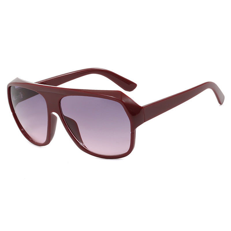 Damen modische Oversized-Sonnenbrille mit sportlichem Design Karnz