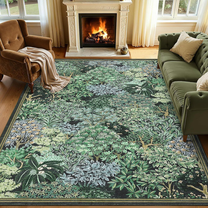 Botanisches Design Teppich