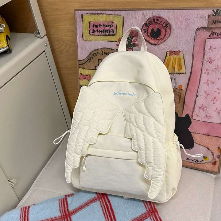 Verspielter Flügel-Design Rucksack