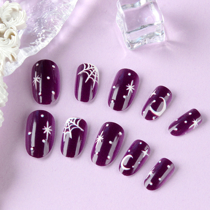 Verspielte Halloween-Themen-Nagelkunst Karnz
