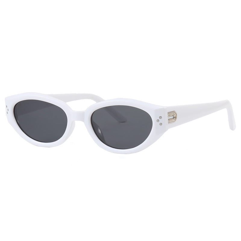 Damen modische Sonnenbrille mit animalischem Muster und stylishem Rahmen Karnz