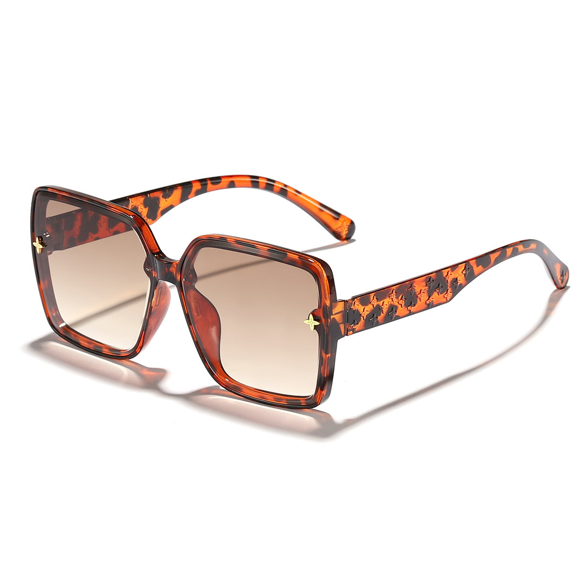 Damen oversized Sonnenbrille mit elegantem Rahmen und UV-Schutz Karnz