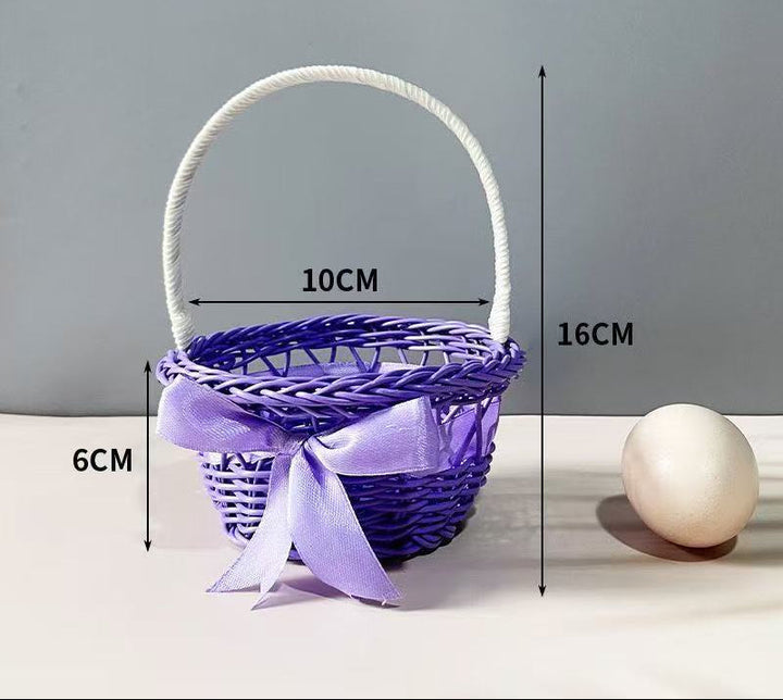 Dekorative handgewebte Geschenkkorb Karnz