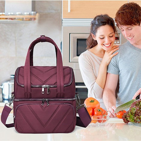 Stilvolle isolierte Lunch-Kühltasche Karnz