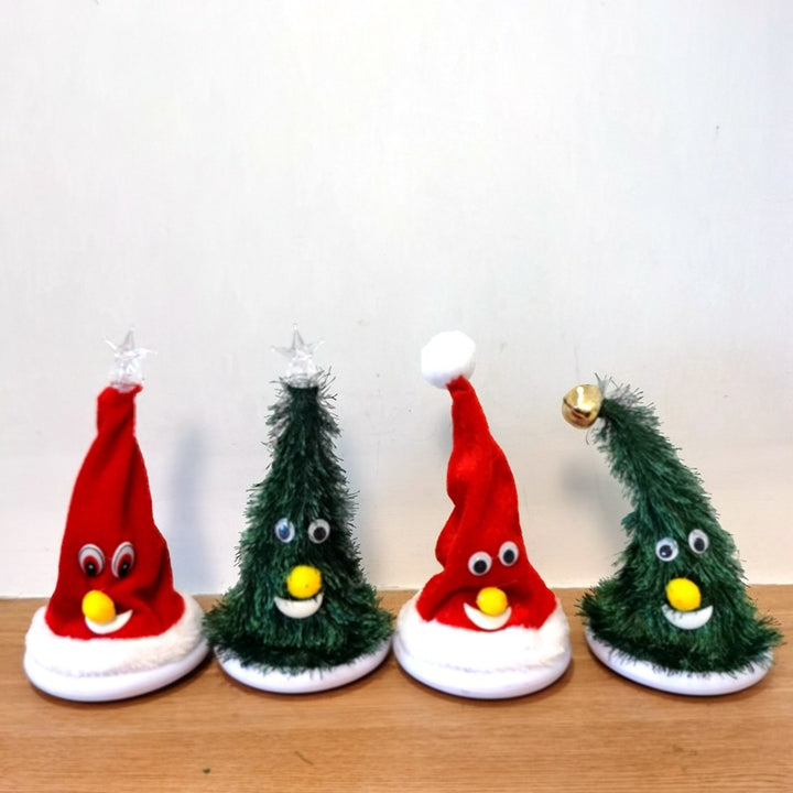 Lustige Weihnachtsmütze mit beweglichen Teilen