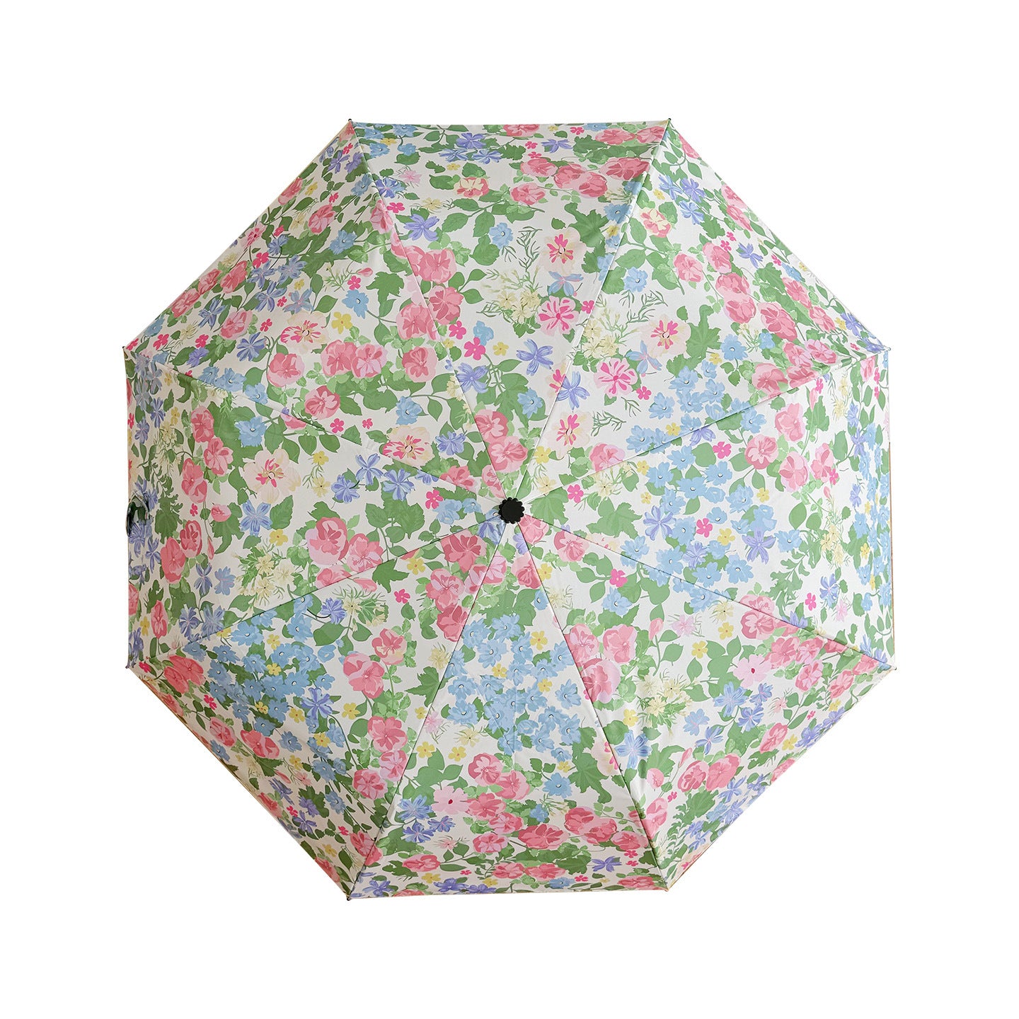 Damen Faltbarer Regenschirm mit exquisitem floralen Design Karnz