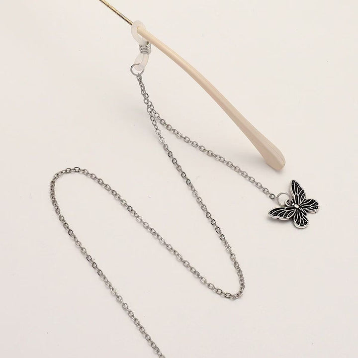 Butterfly Charm Brillen Kette Karnz