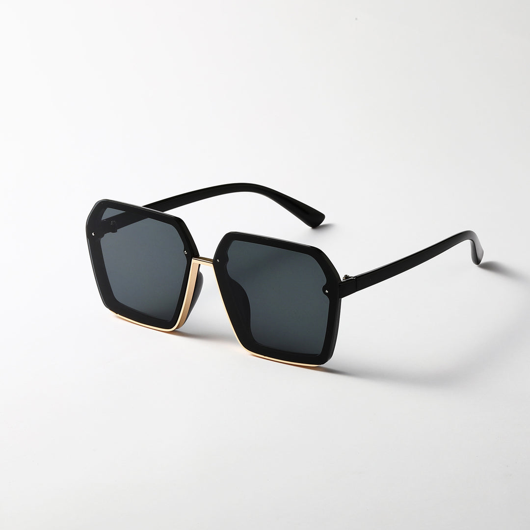 Damen kreative oversized Sonnenbrille mit einzigartiger Geometrie Karnz