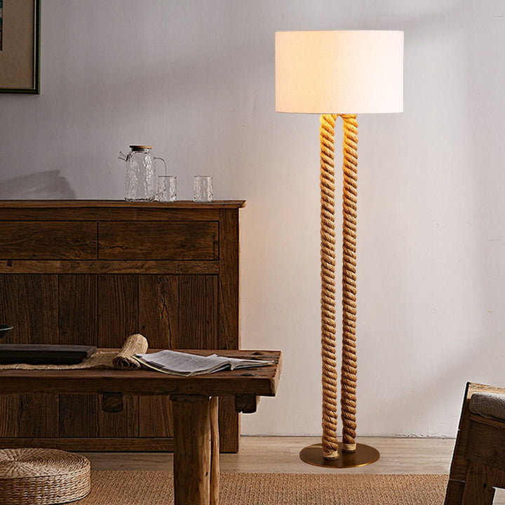 Stylische Seil-Stehlampe