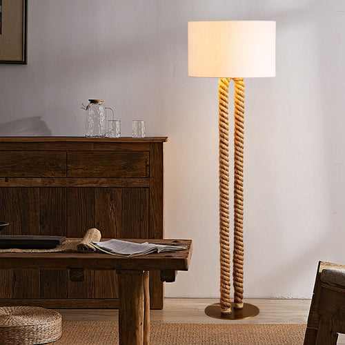 Stylische Seil-Stehlampe