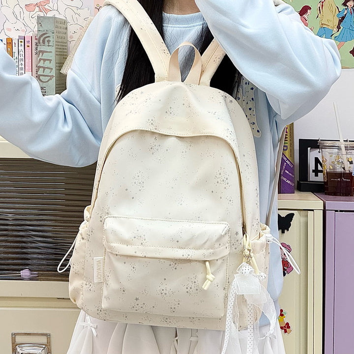 Verspielter Blütenprint Rucksack Karnz