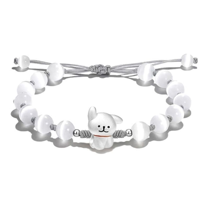 Verstellbares süßes Hund Charm Armband Karnz