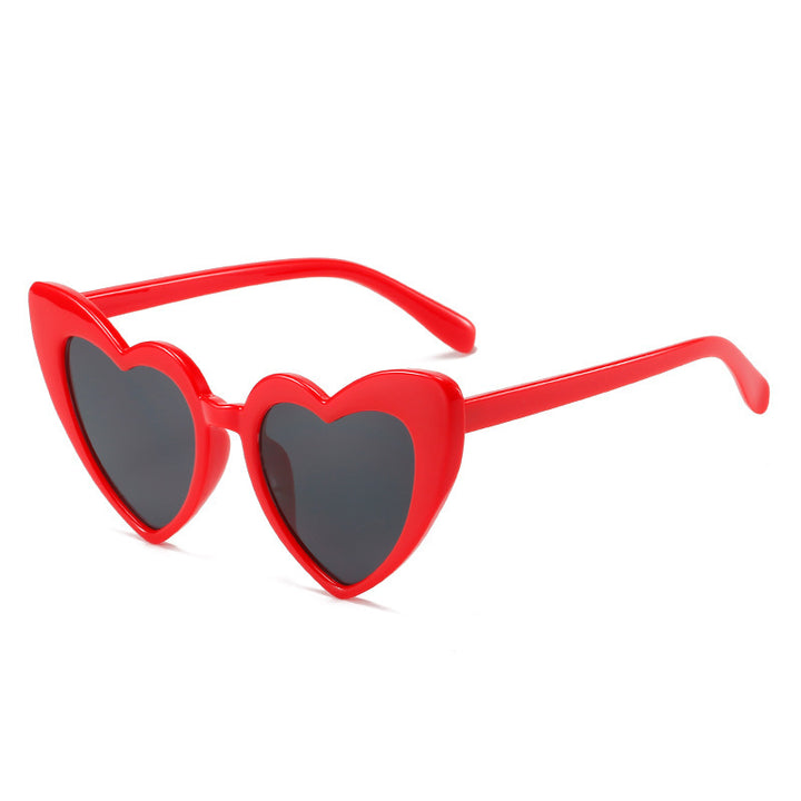 Herzförmige Mode-Sonnenbrille Karnz