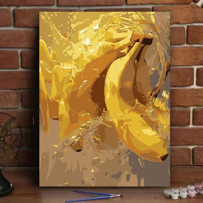 Vibrante Zitrus-inspirierte Wandkunst Karnz