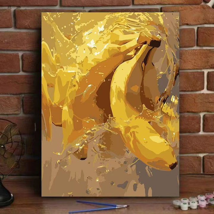 Vibrante Zitrus-inspirierte Wandkunst Karnz